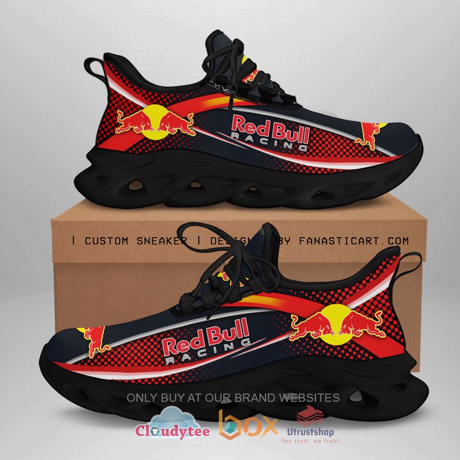 red bull racing red black pattern clunky max soul shoes 1 44132