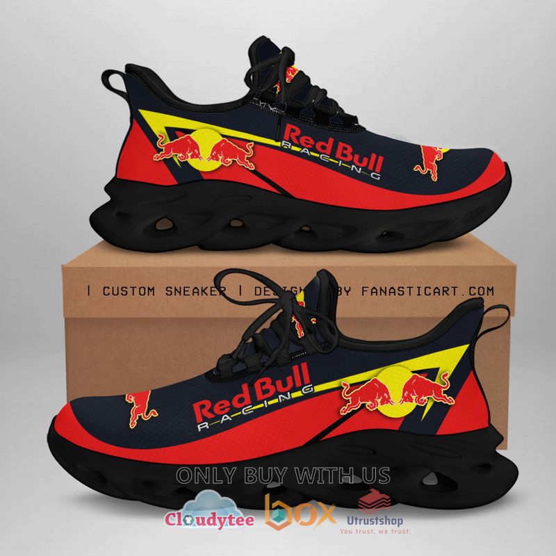 red bull racing red yellow pattern clunky max soul shoes 1 8434
