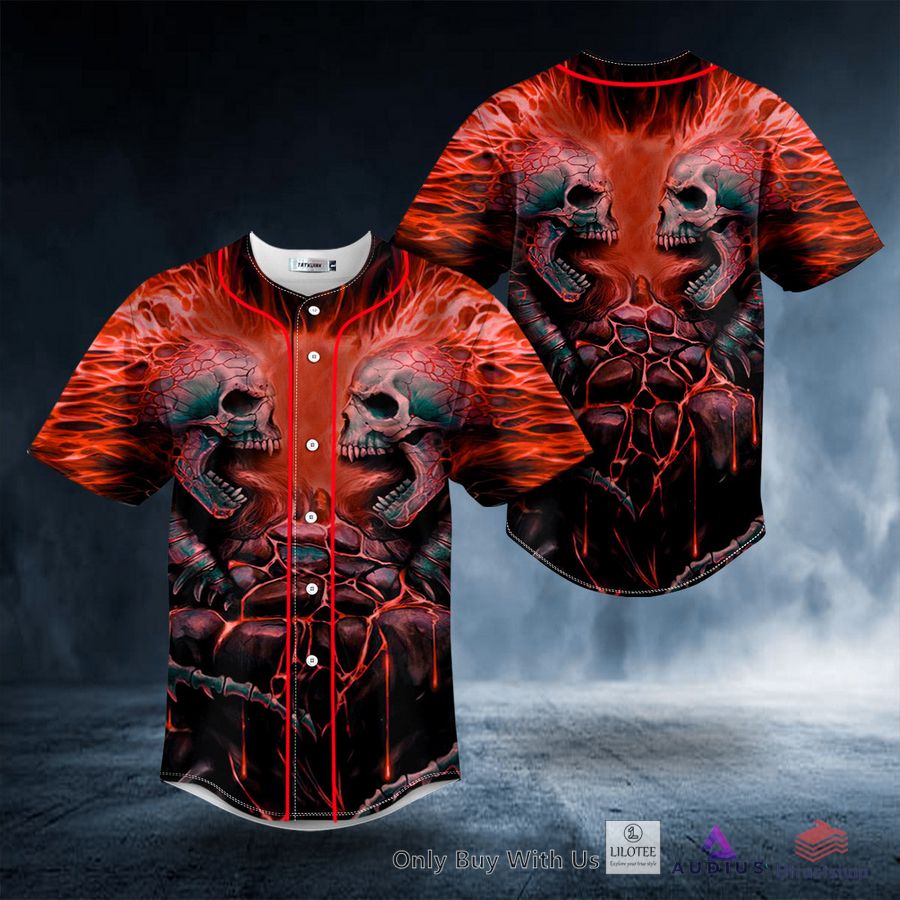 red lava fire skull baseball jersey 1 24986