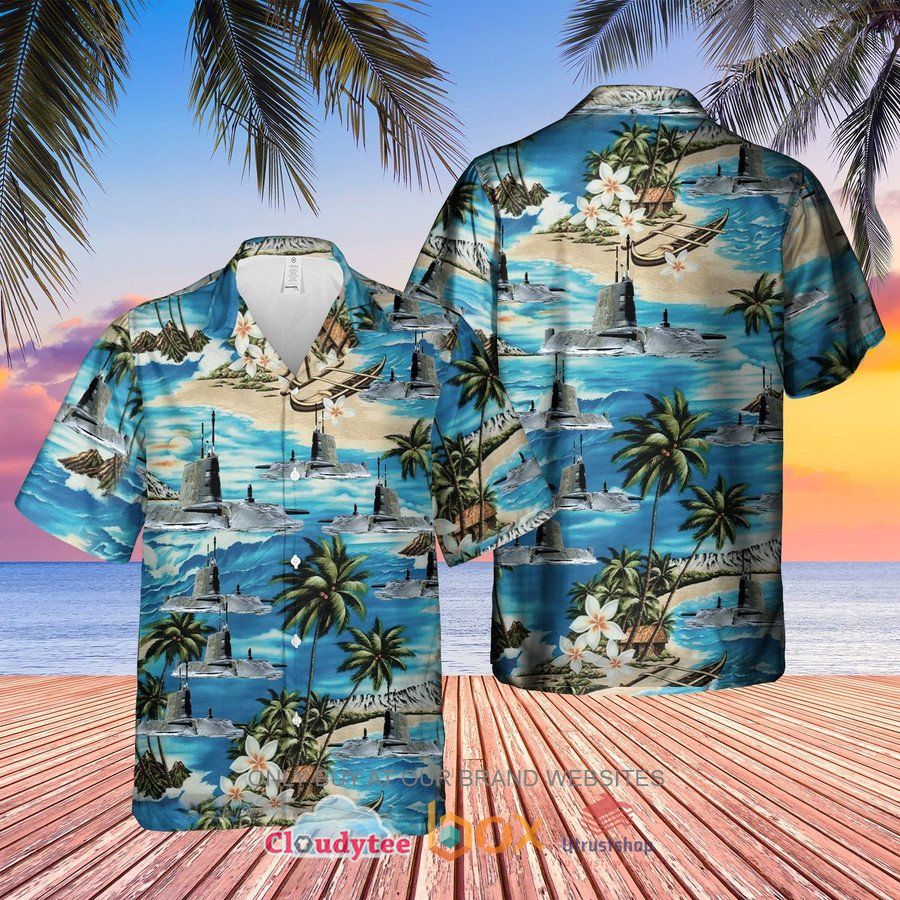 rn astute class submarine artful s121 pattern hawaiian shirt 1 58296