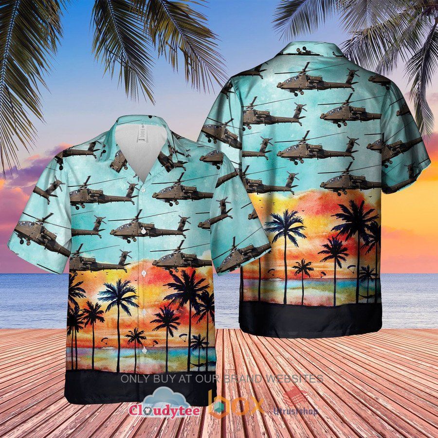 rnlaf koninklijke luchtmacht boeing ah 64d apache longbow hawaiian shirt 1 21100