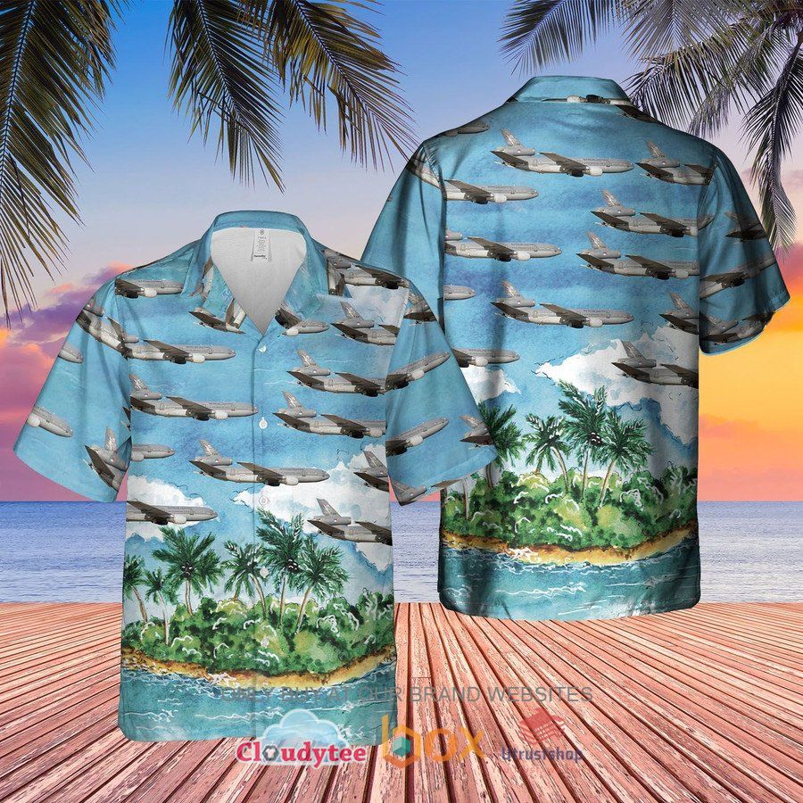rnlaf koninklijke luchtmacht mcdonnell douglas kdc 10 30cf hawaiian shirt 1 39653