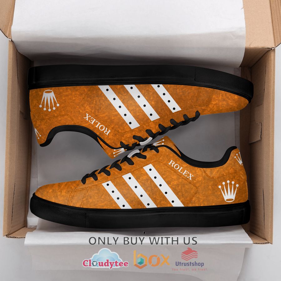 rolex sa orange color stan smith low top shoes 2 95441