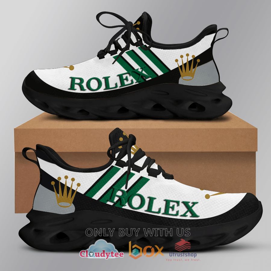 rolex sa white green color clunky max soul shoes 2 69111