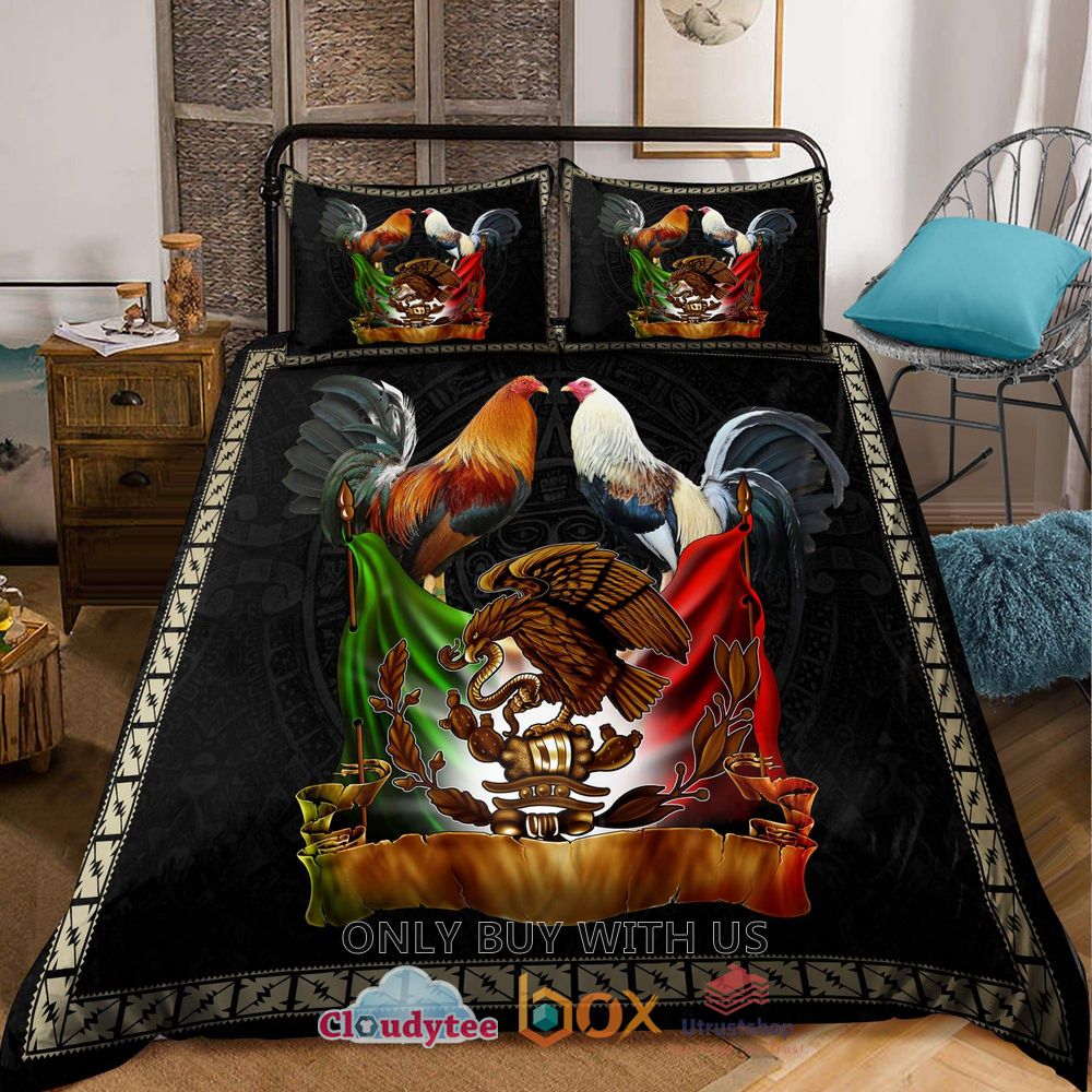 rooster mexico bedding set 2 95560