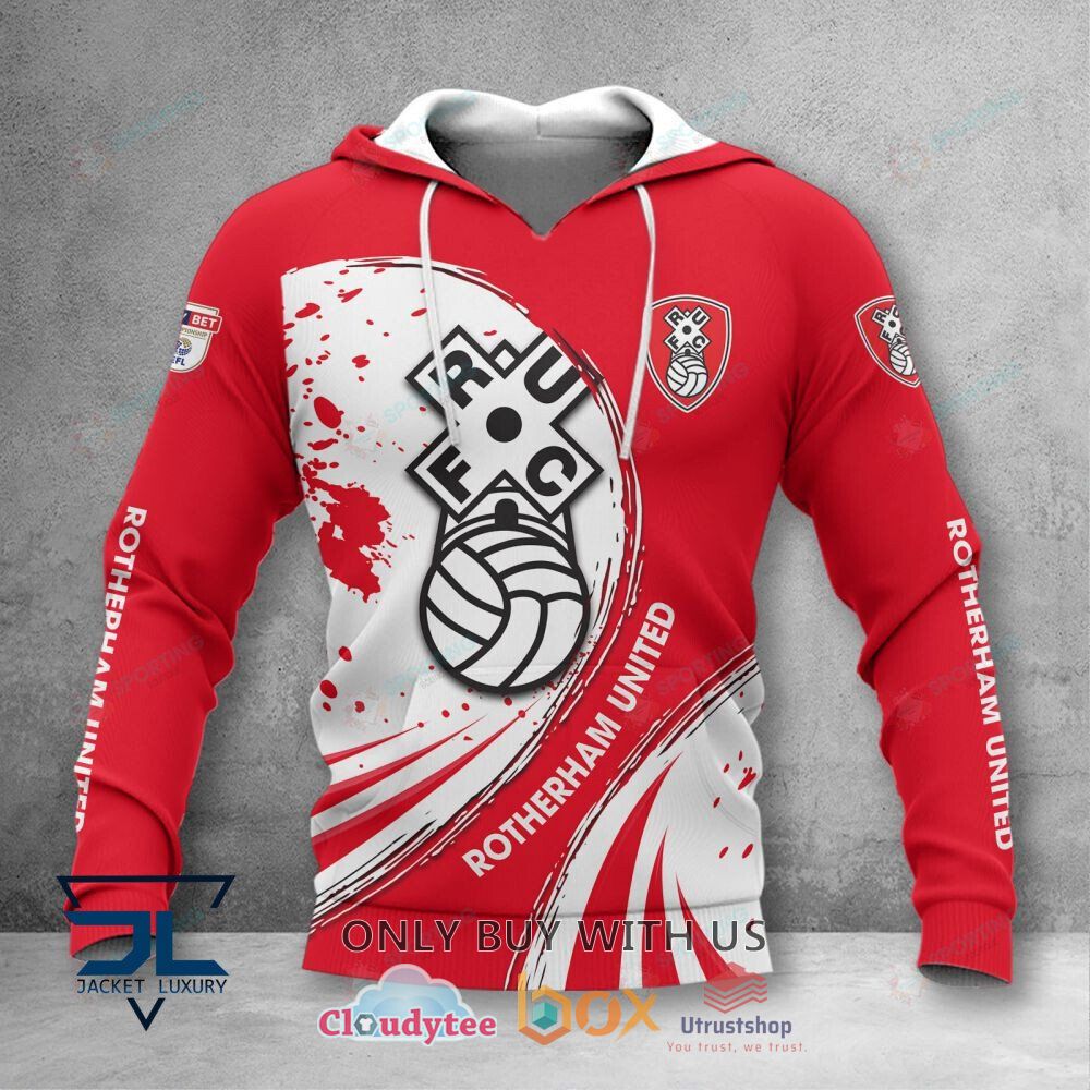 rotherham united football club 3d hoodie shirt 2 78554