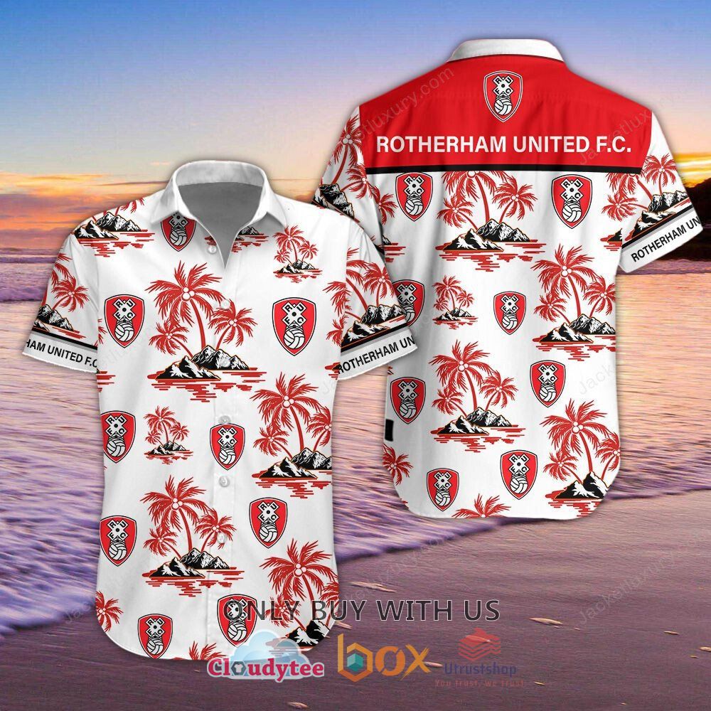 rotherham united hawaiian shirt short 1 88543