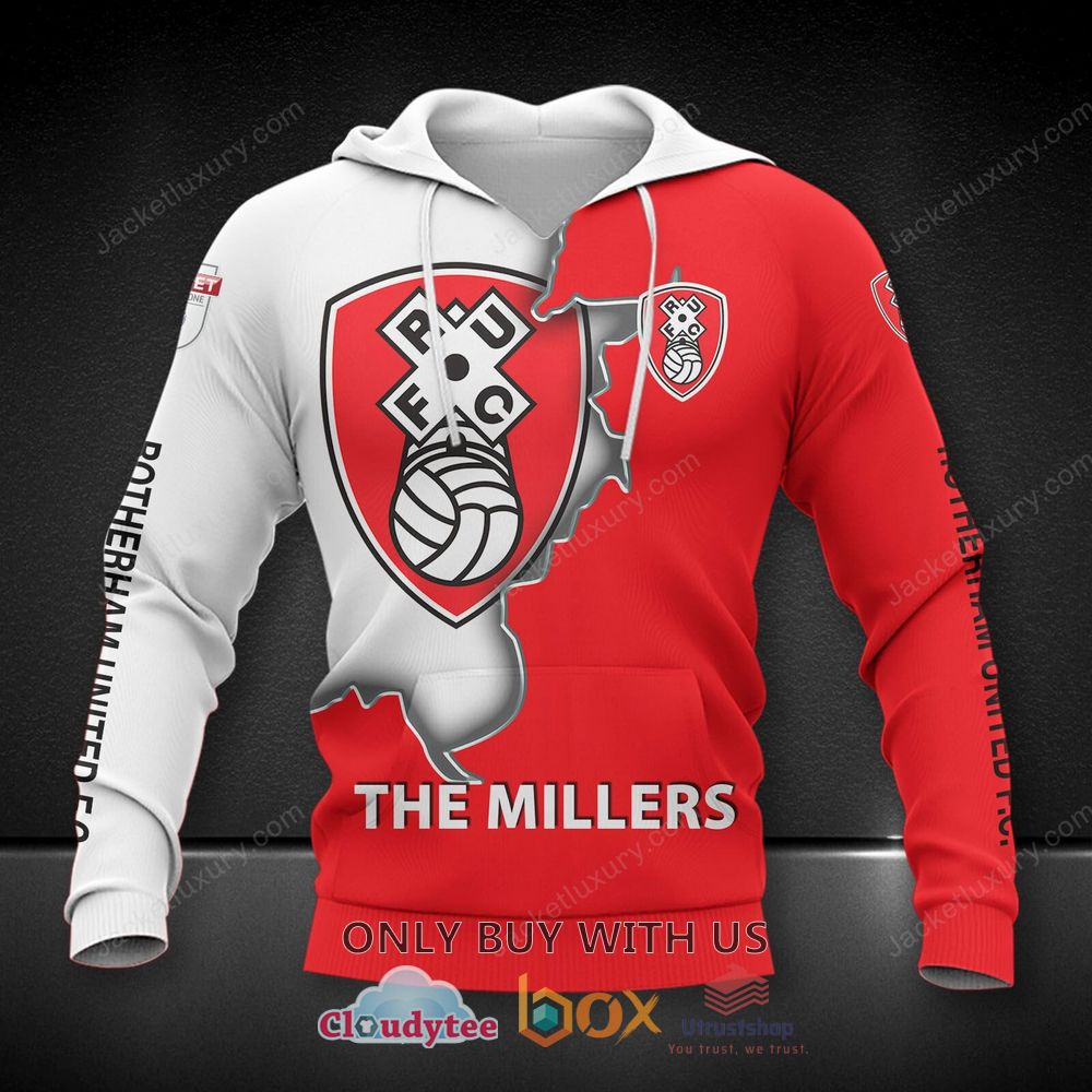 rotherham united the millers 3d hoodie shirt 2 2672