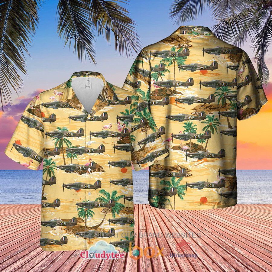 royal air force hawker hurricane mk2c hawaiian shirt 1 47473