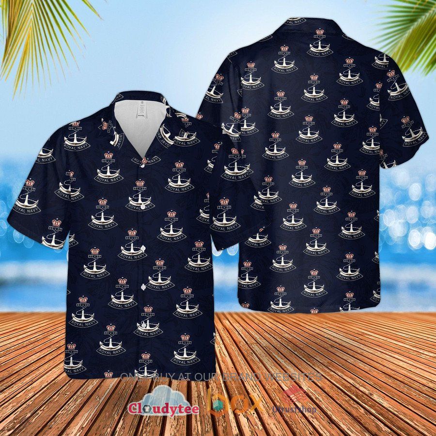 royal navy badge hawaiian shirt 2 12636