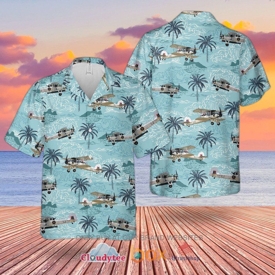 royal navy historical fairey swordfish hawaiian shirt short 2 9566