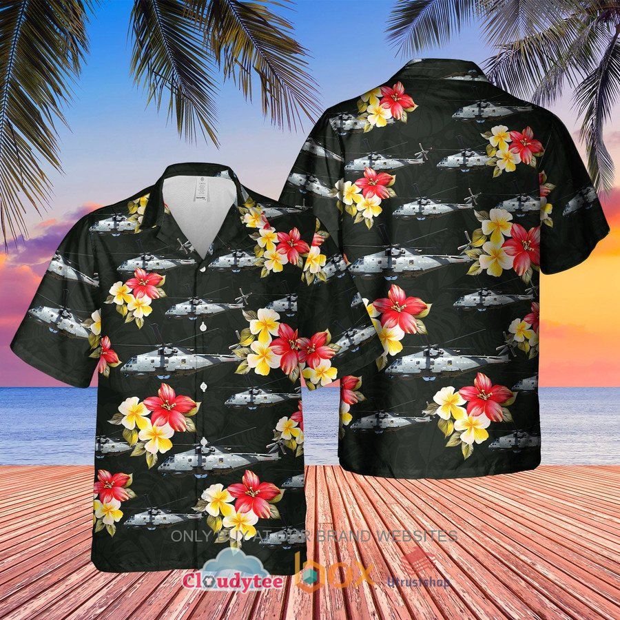 royal navy merlin hm mk 2 black hawaiian shirt 1 13650