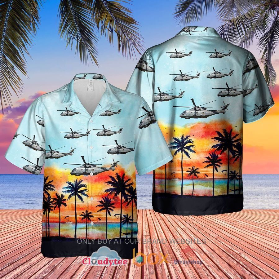 royal navy merlin hm mk 2 blue hawaiian shirt 1 99434