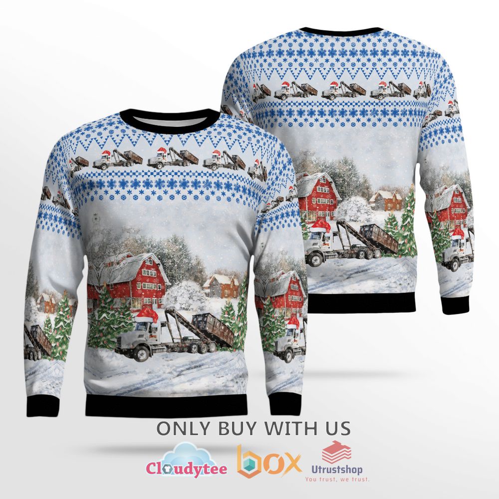 rumpke waste recycling christmas sweater 1 6577