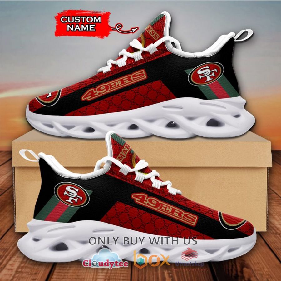 san francisco 49ers gucci custom name clunky max soul shoes 2 82218