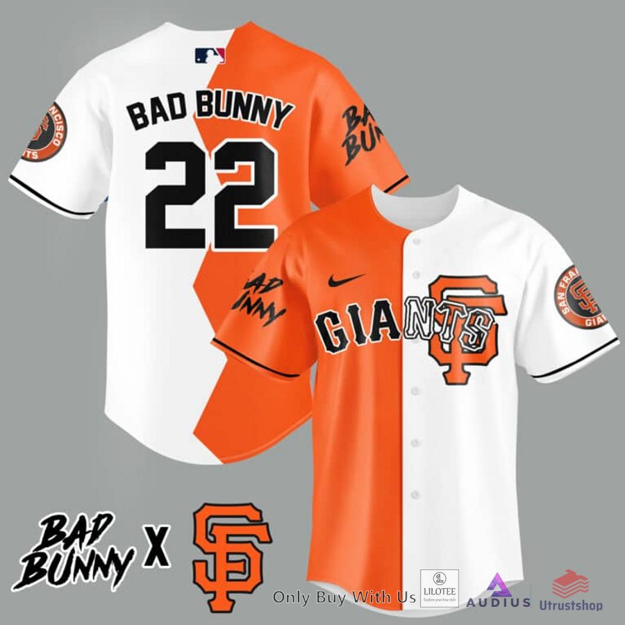 san francisco giants bad bunny 22 baseball jersey 1 31776