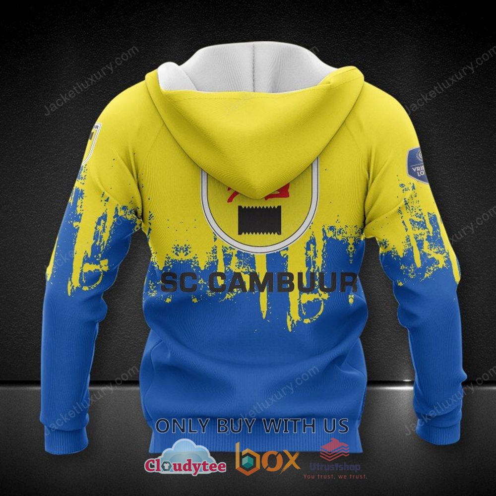 sc cambuur leeuwarden blue yellow 3d hoodie shirt 2 73634