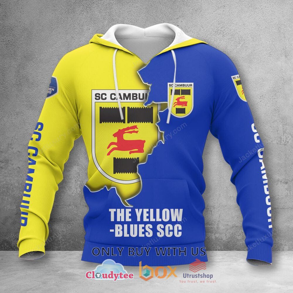 sc cambuur leeuwarden football club 3d hoodie shirt 2 83192