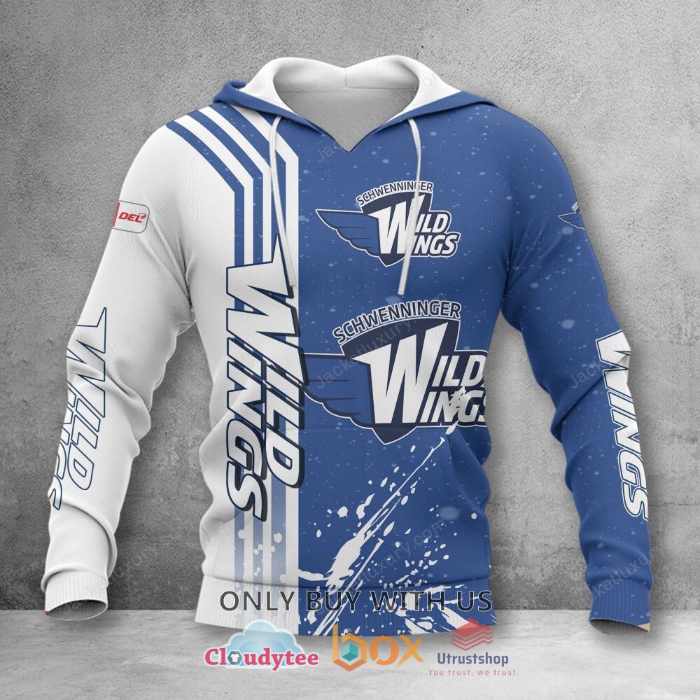 schwenninger wild wings 3d hoodie shirt 2 9335
