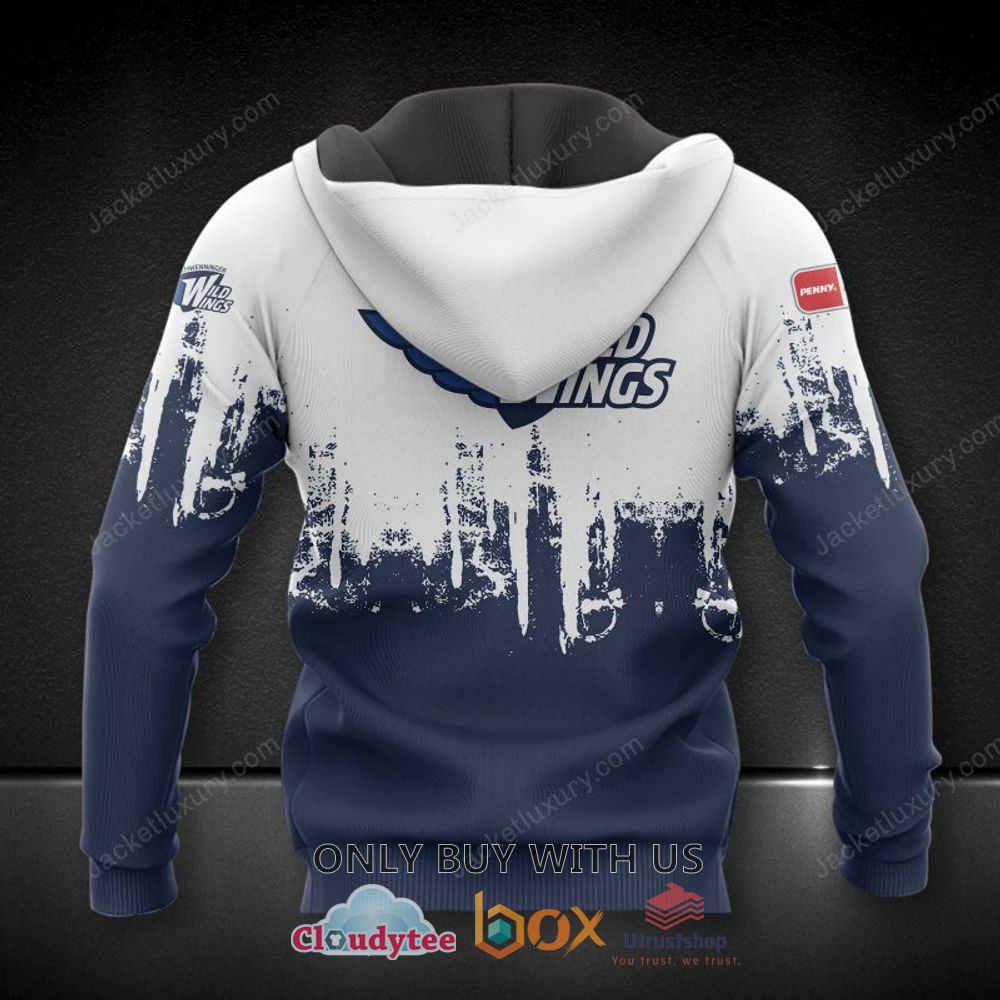 schwenninger wild wings navy white 3d hoodie shirt 2 37082
