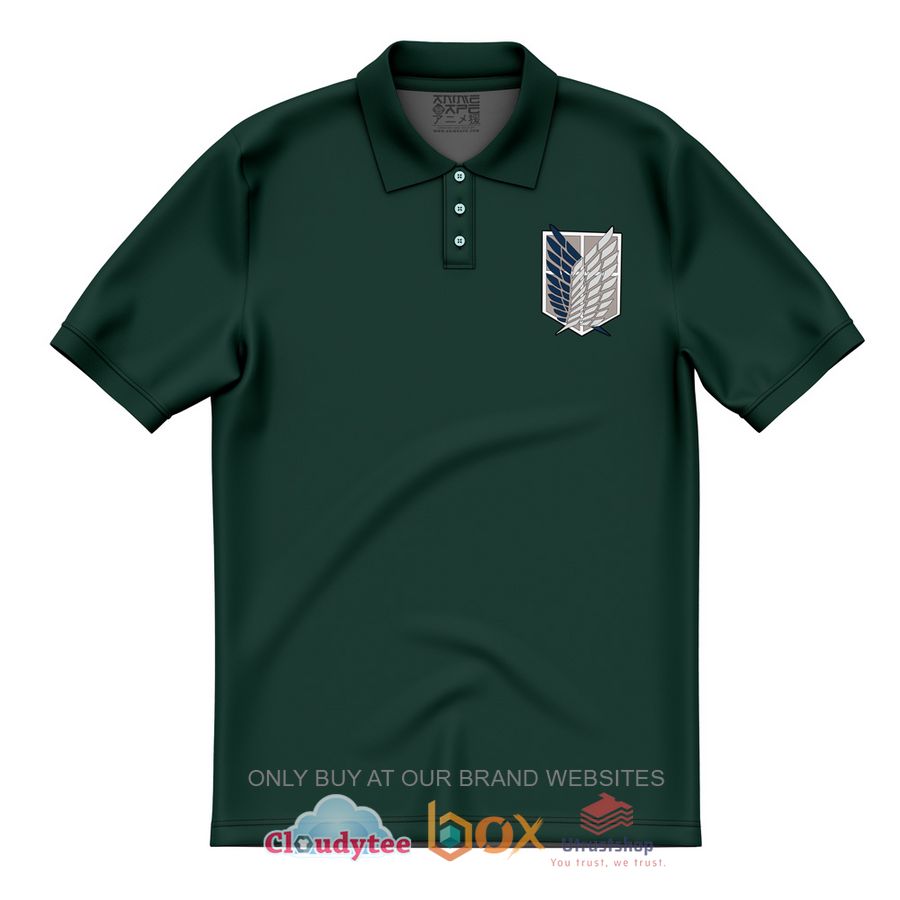 scouting regiment attack on titan polo shirt 1 94295