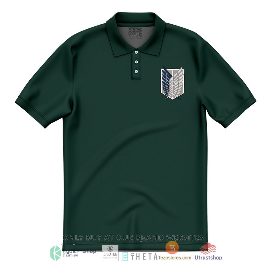 scouting regiment attack on titan polo shirt 2 98768