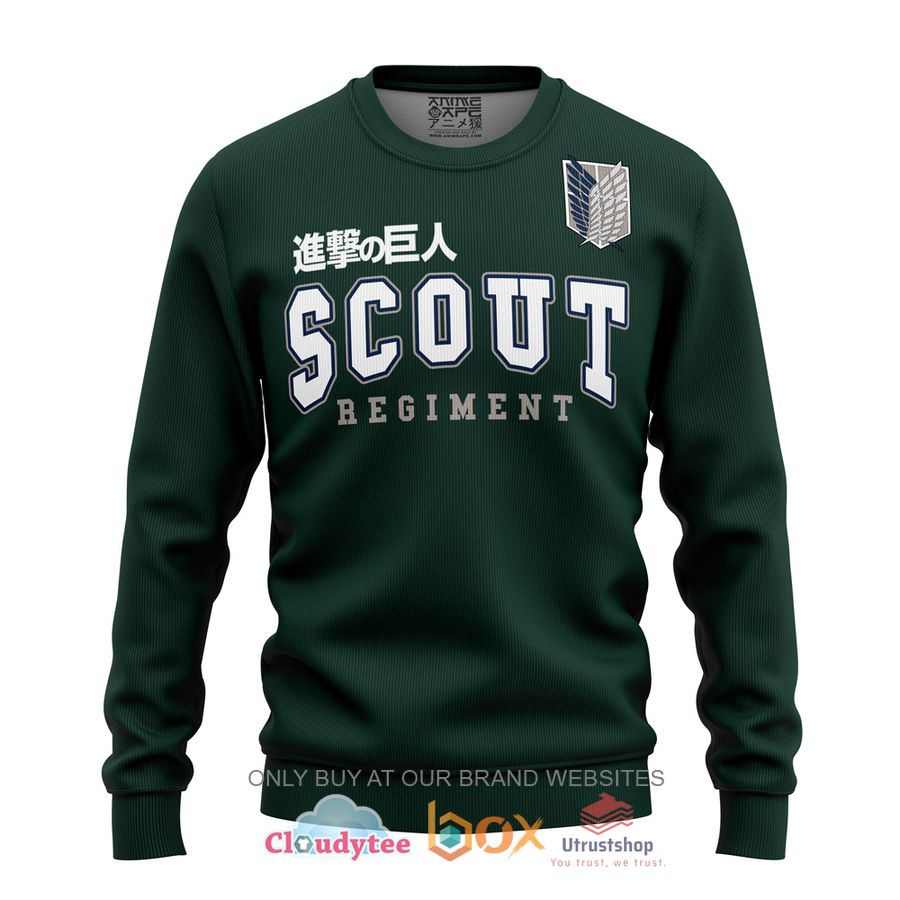 scouting regiment attack on titan sweatshirt sweater 1 69326