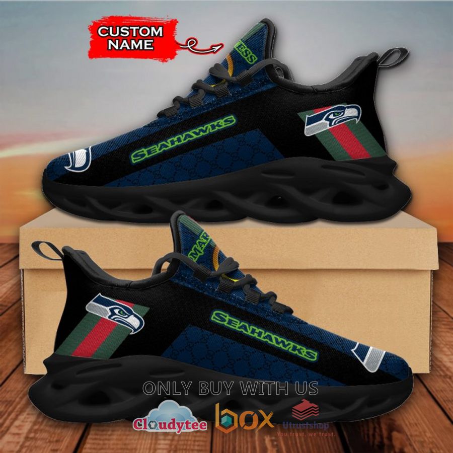 seattle seahawks gucci custom name clunky max soul shoes 1 15127