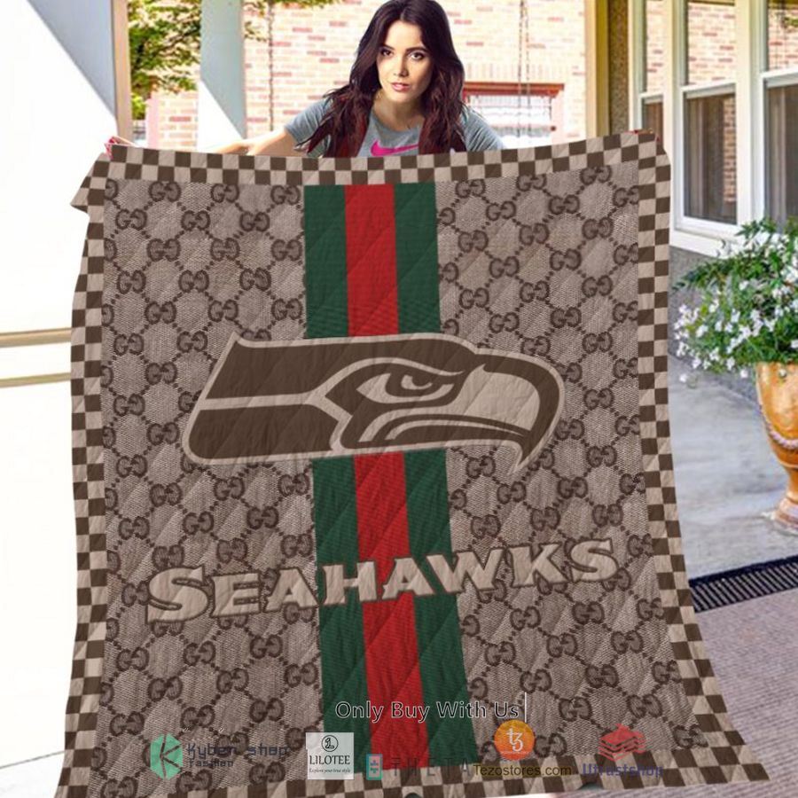 seattle seahawks gucci nfl quilt 2 59901