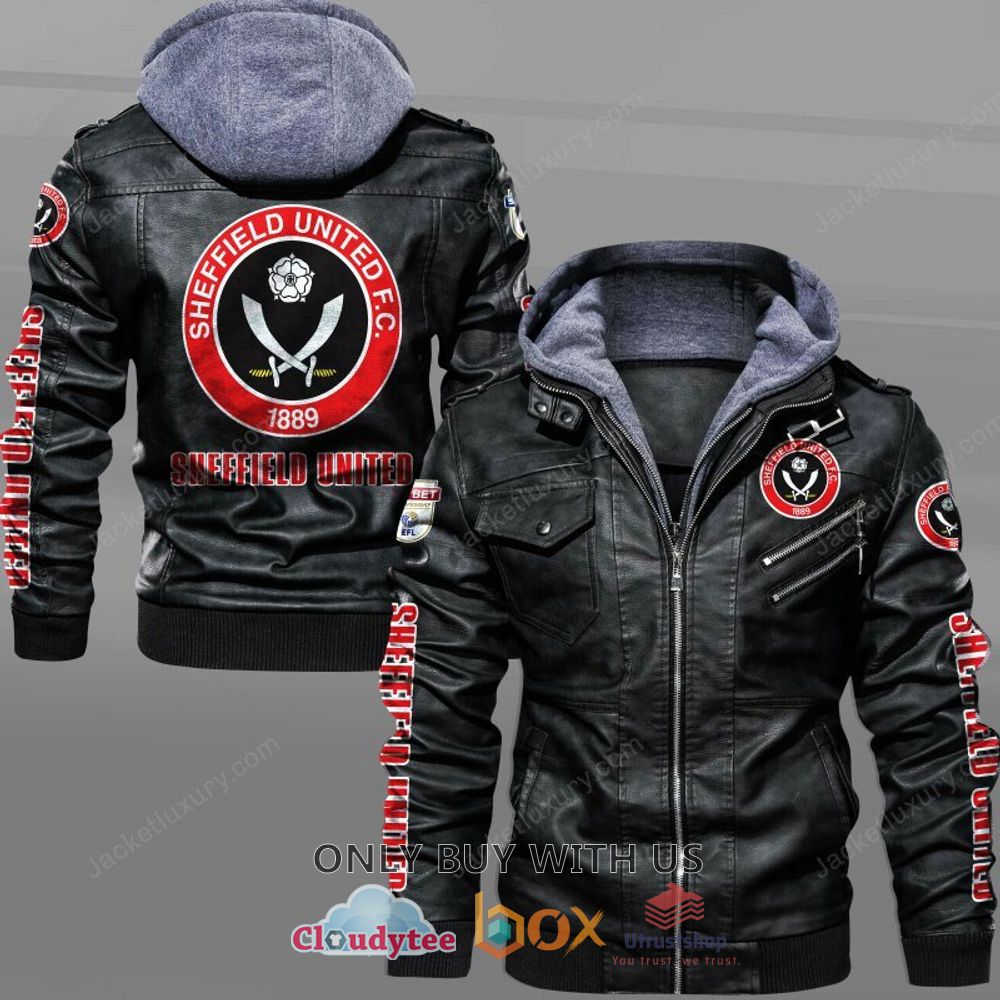 sheffield united football club leather jacket 1 72203