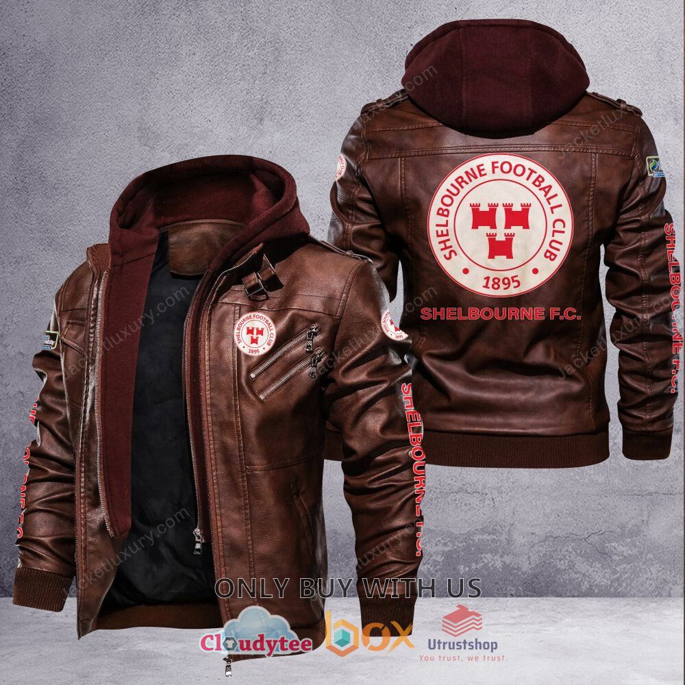 shelbourne f c leather jacket 2 73288