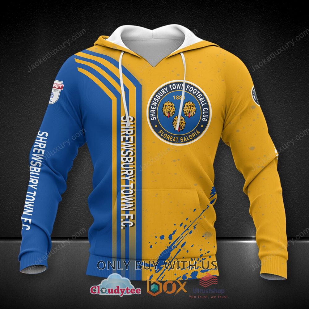shrewsbury town football club floreat salopia 3d shirt hoodie 2 83545