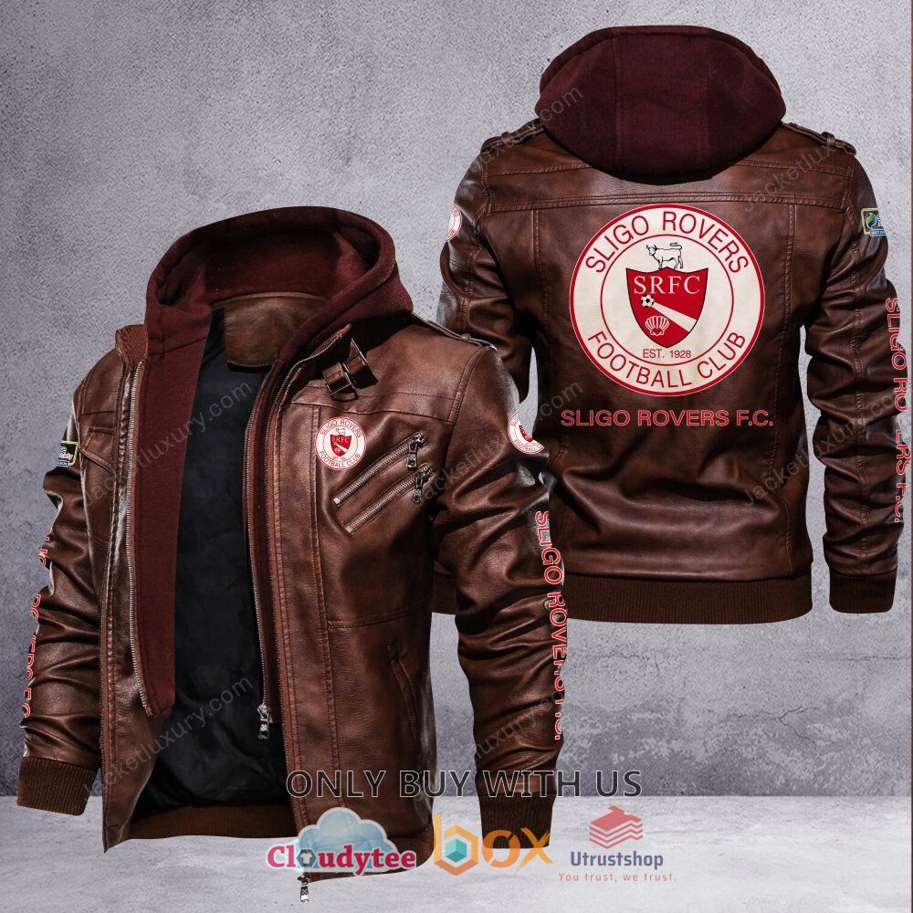sligo rovers f c leather jacket 2 6359
