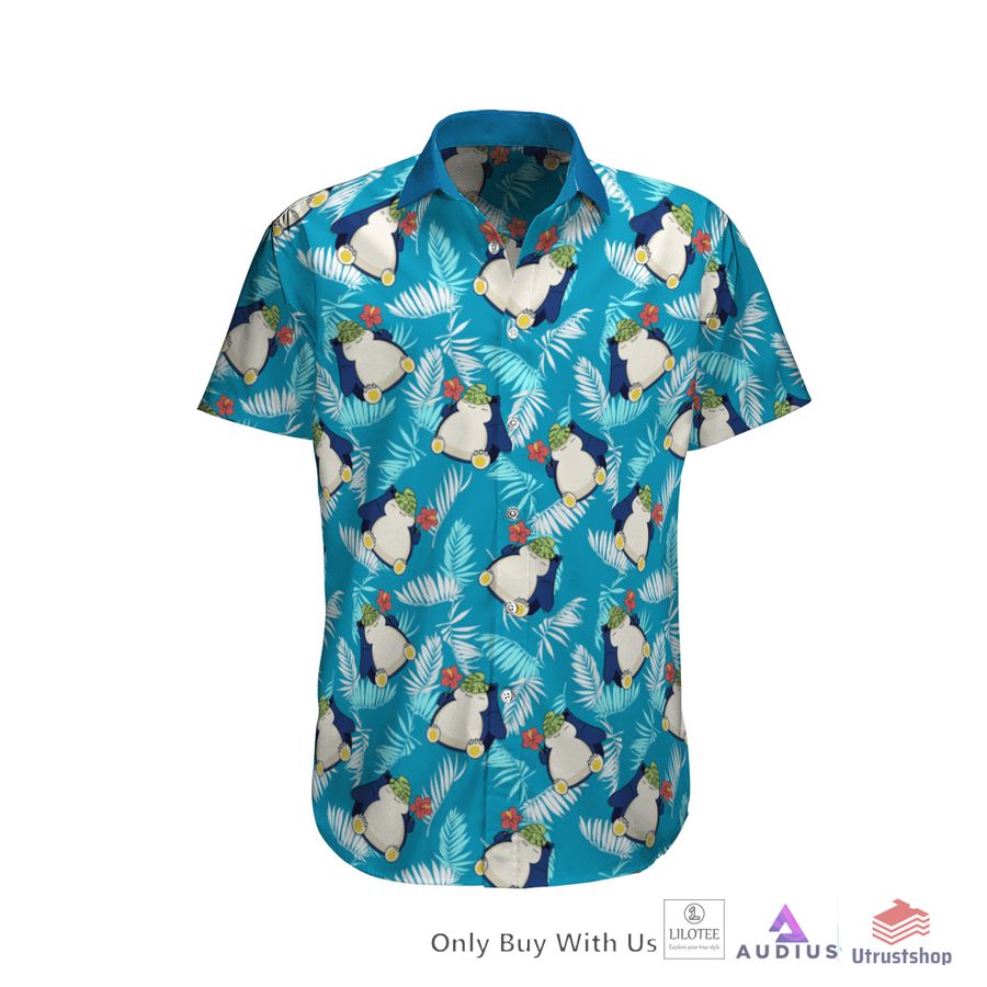 snorlax tropical hawaiian shirt short 1 9482