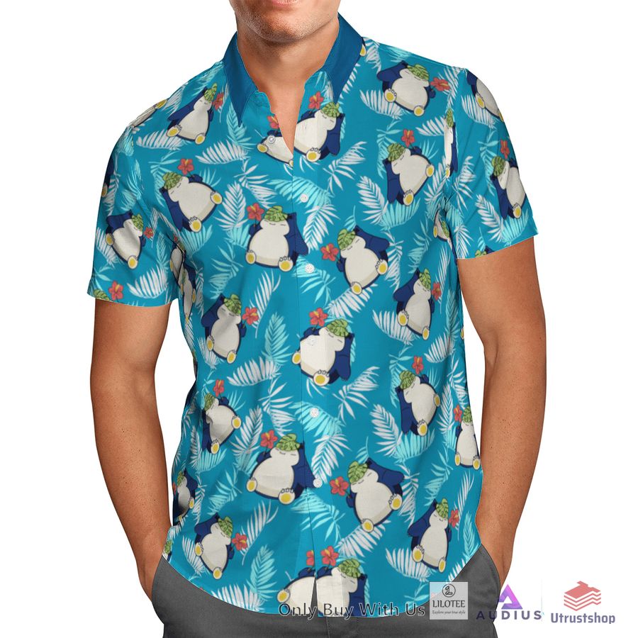 snorlax tropical hawaiian shirt short 2 94544