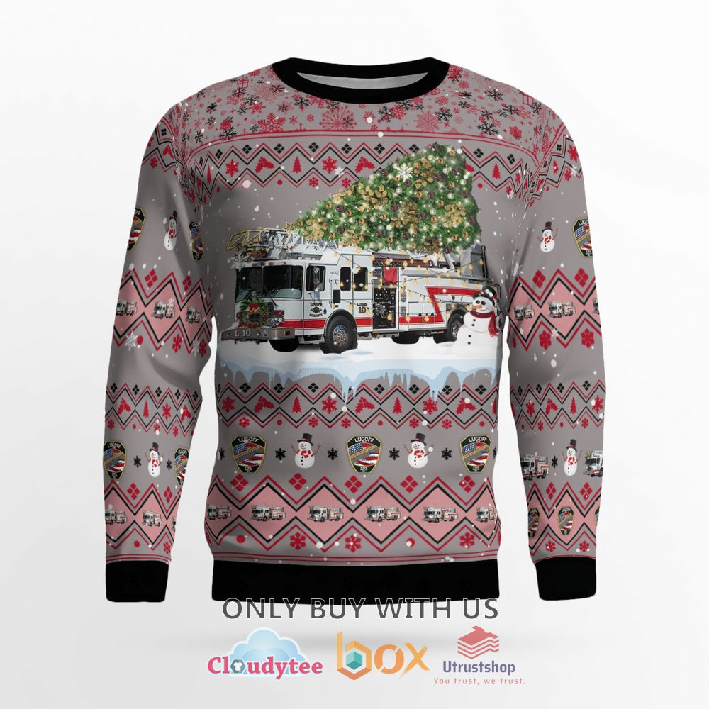 south carolina lugoff fire department christmas sweater 2 26243