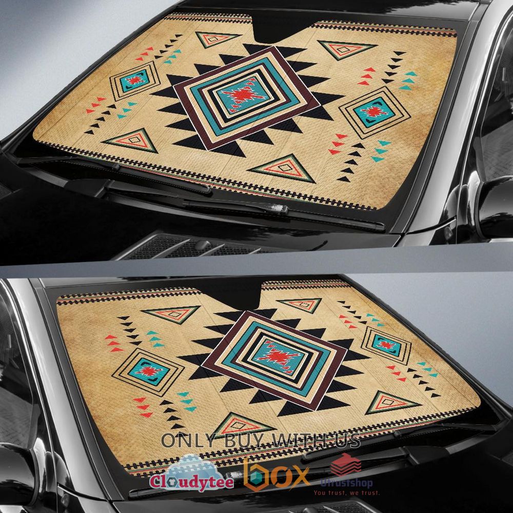 southwest symbol native american car sun shades 2 74659