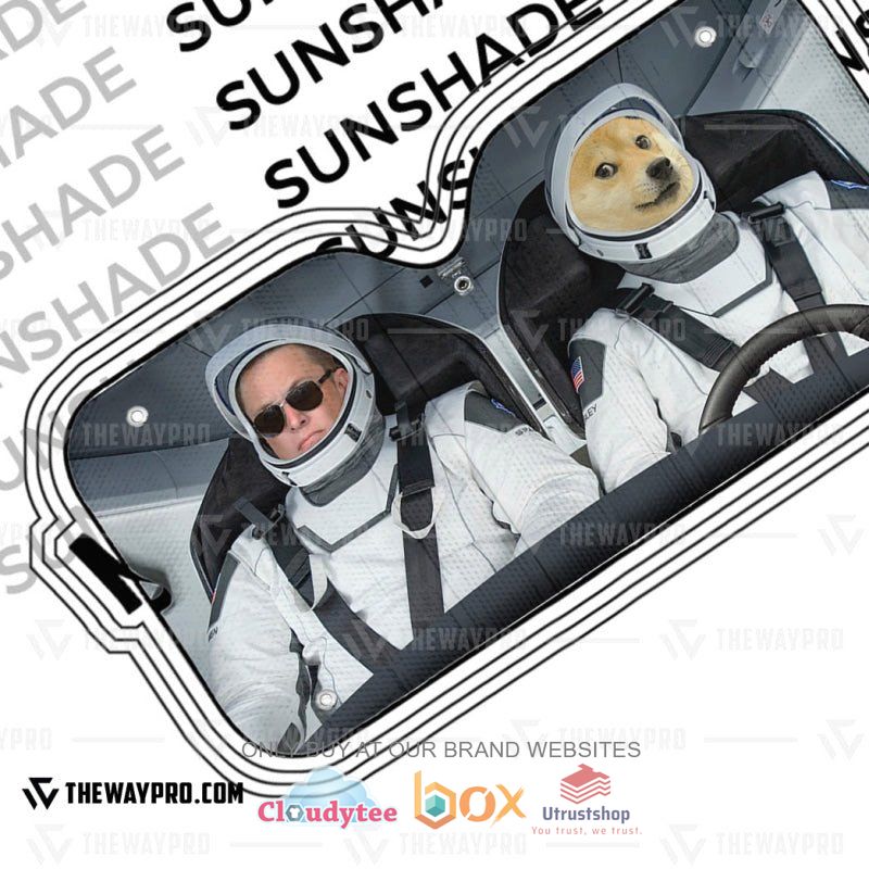 space crew to the moon shiba inu car sunshade 1 61157