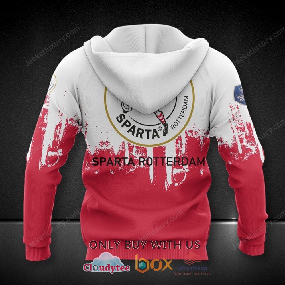 sparta rotterdam red white 3d hoodie shirt 2 88525