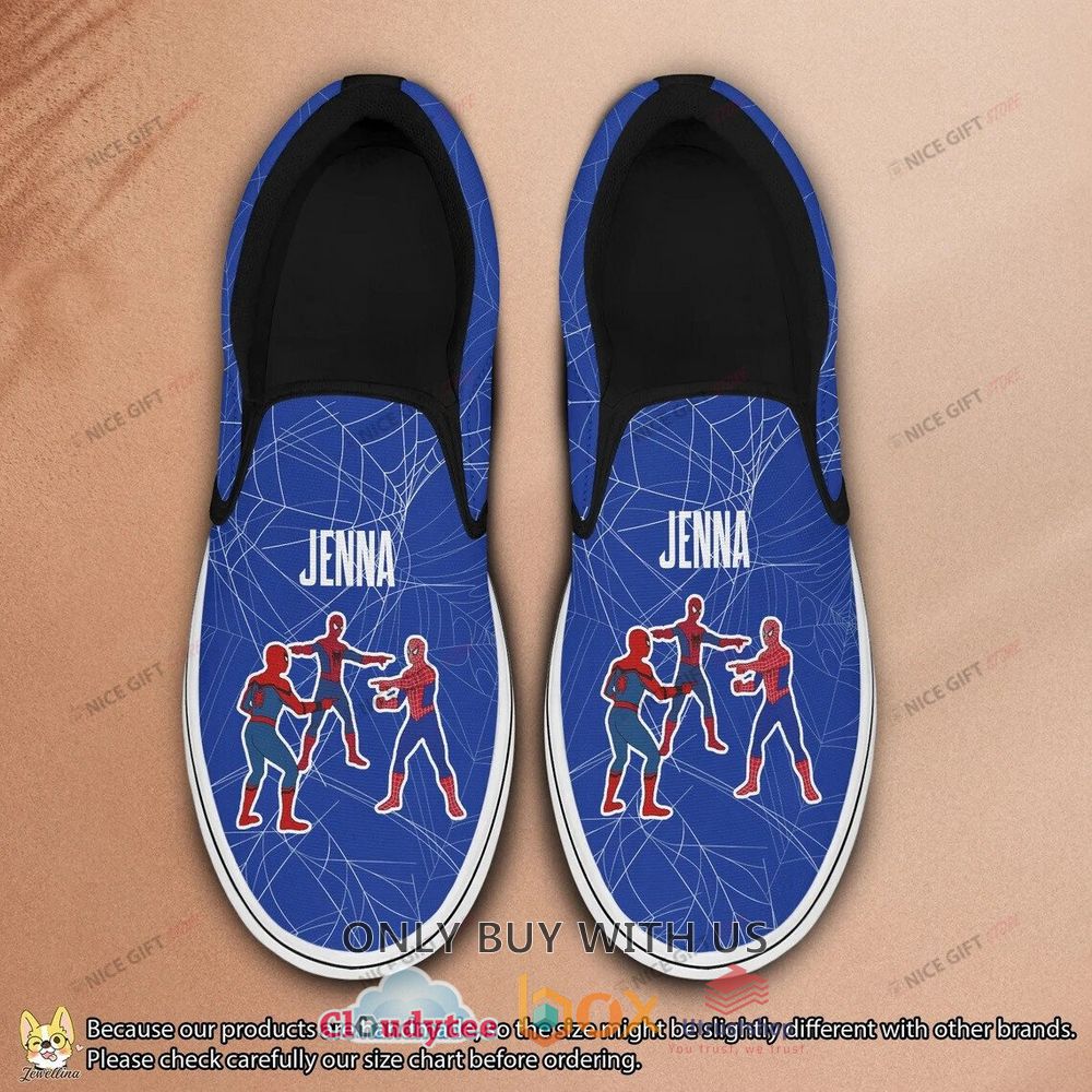 spider man custom name slip on shoes 1 12875
