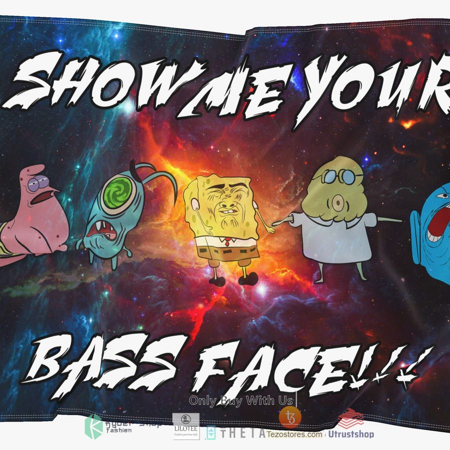 spongebob show me your bass face flag 1 28829