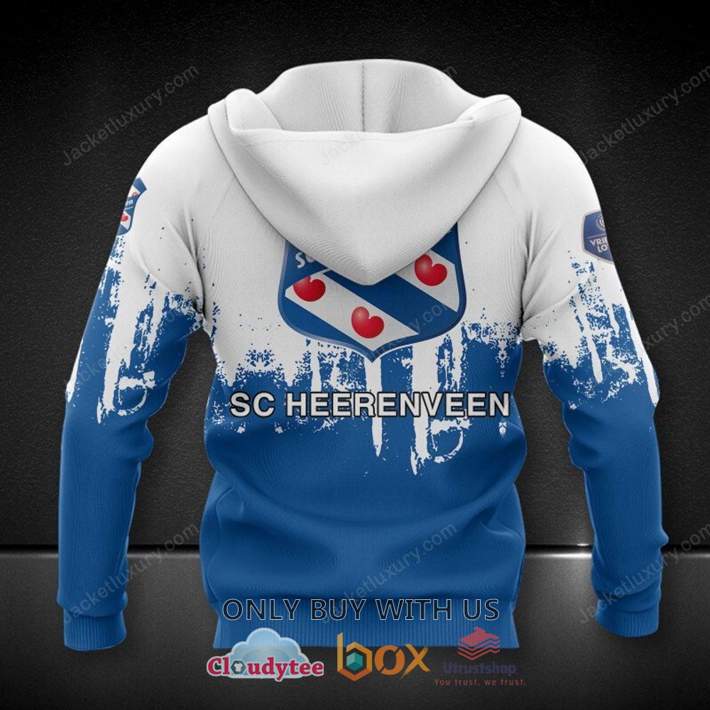 sportclub heerenveen white blue 3d hoodie shirt 2 72521