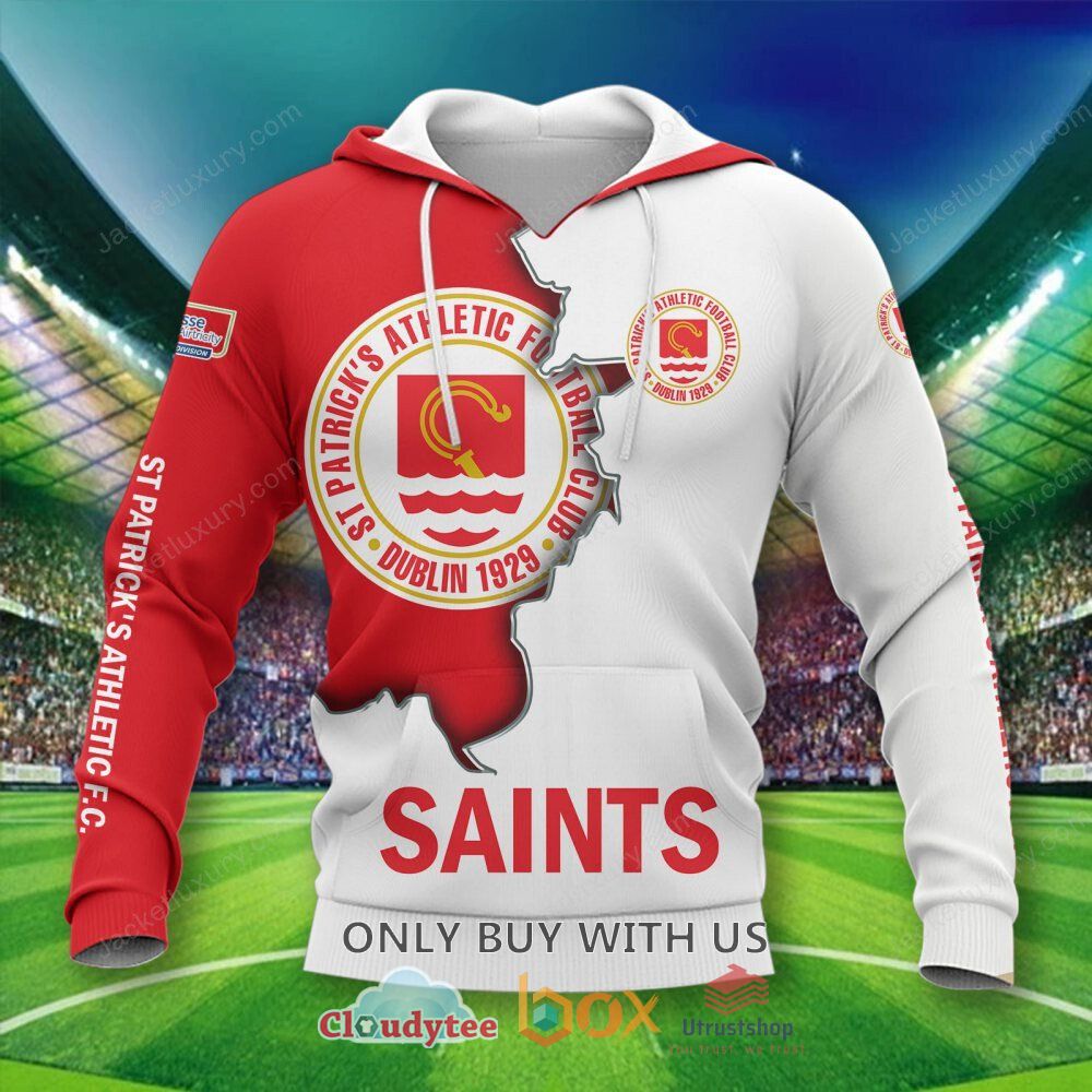 st patricks athletic f c saints 3d hoodie shirt 2 45797