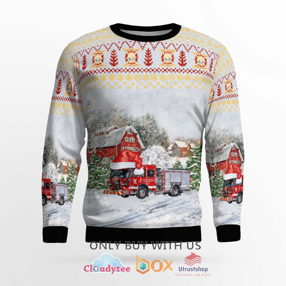 st pete fire rescue christmas sweater 2 91356