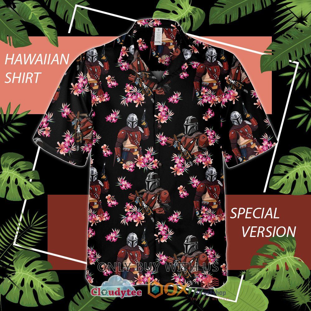 star wars boba fett gun hawaiian shirt 1 45241