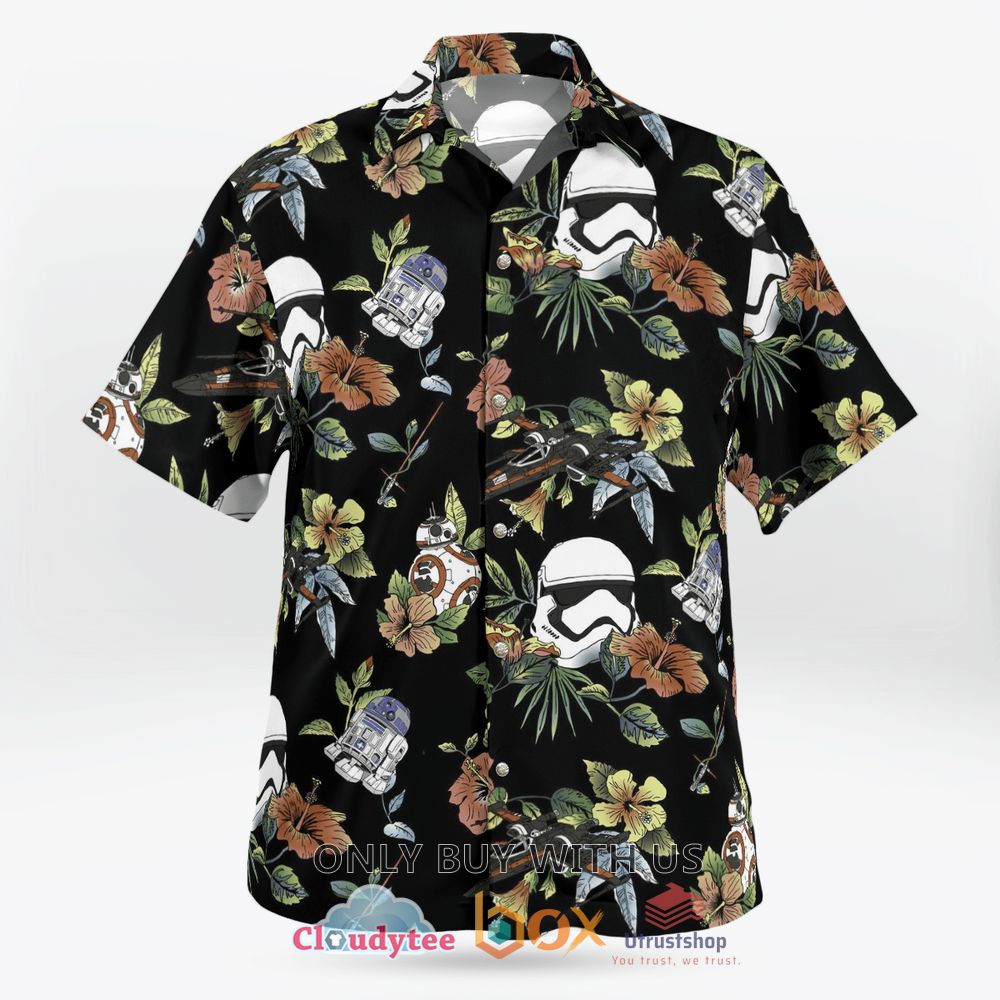star wars stormtrooper and bb 8 hawaiian shirt 2 45840