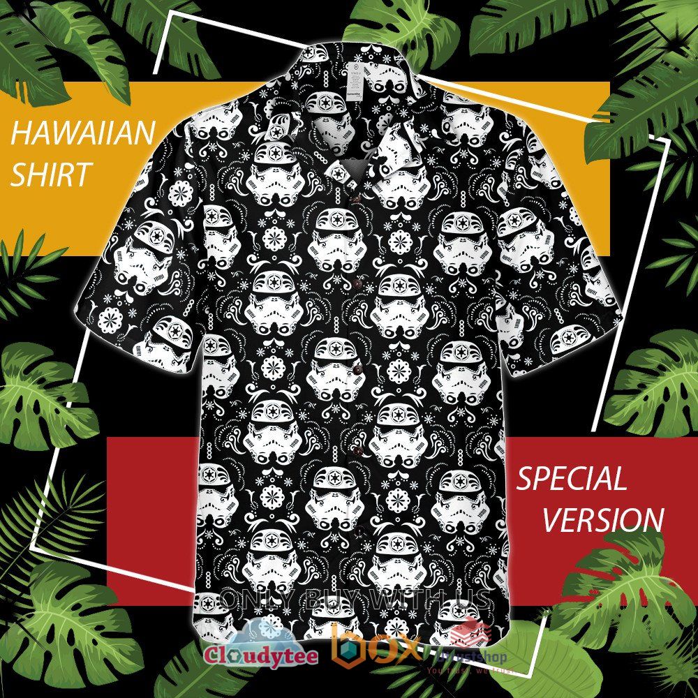 star wars stormtrooper pattern hawaiian shirt 1 47470