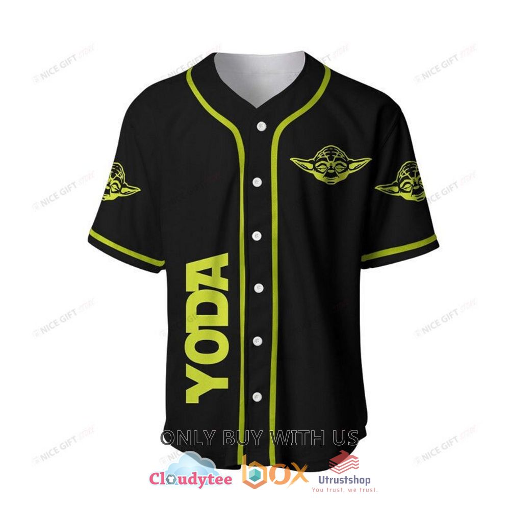 star wars yoda custom name baseball jersey shirt 2 82676