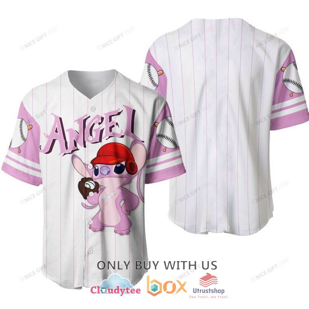 stitch angel baseball jersey shirt 1 43404