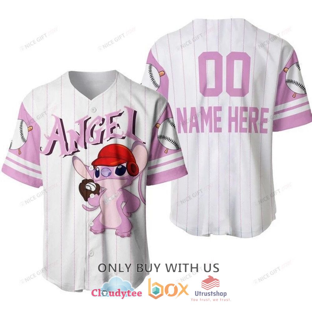 stitch angel personalized baseball jersey shirt 1 70515